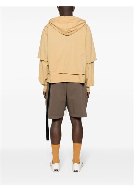 Felpa hustler in giallo - uomo RICK OWENS DRKSHDW | DU01D1281RN42